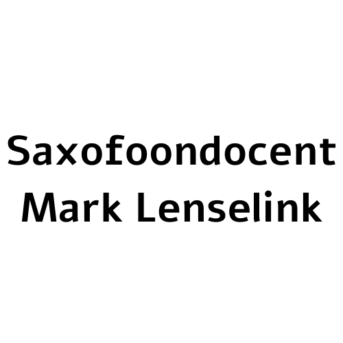 Saxofoondocent Mark Lenselink